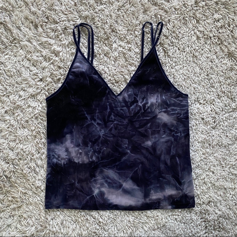 NWOT AE Crushed Velvet Tie Dye Tank